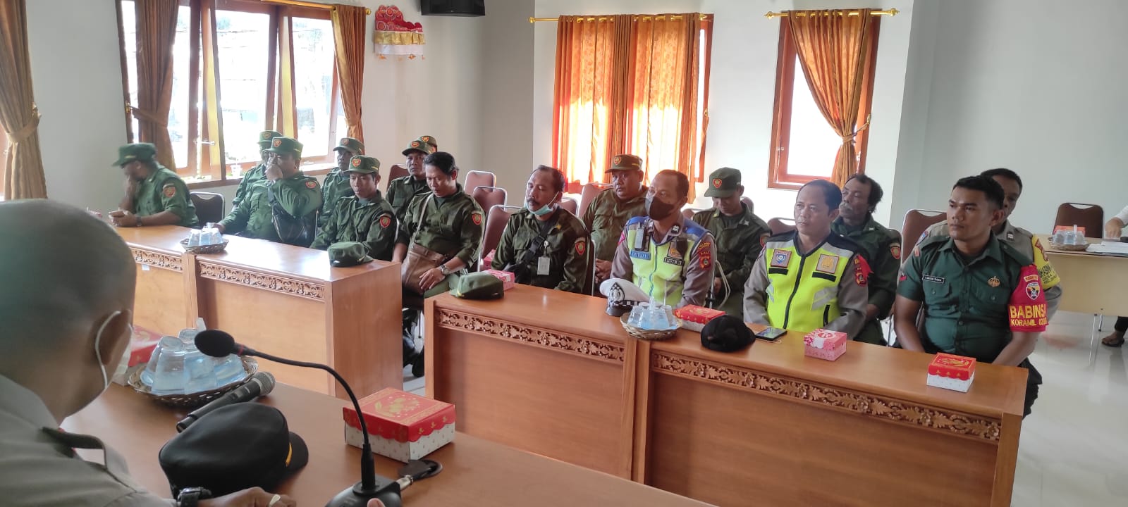 2. Danramil Banjarangkan Diminta Tingkatkan Kapasitas Linmas
