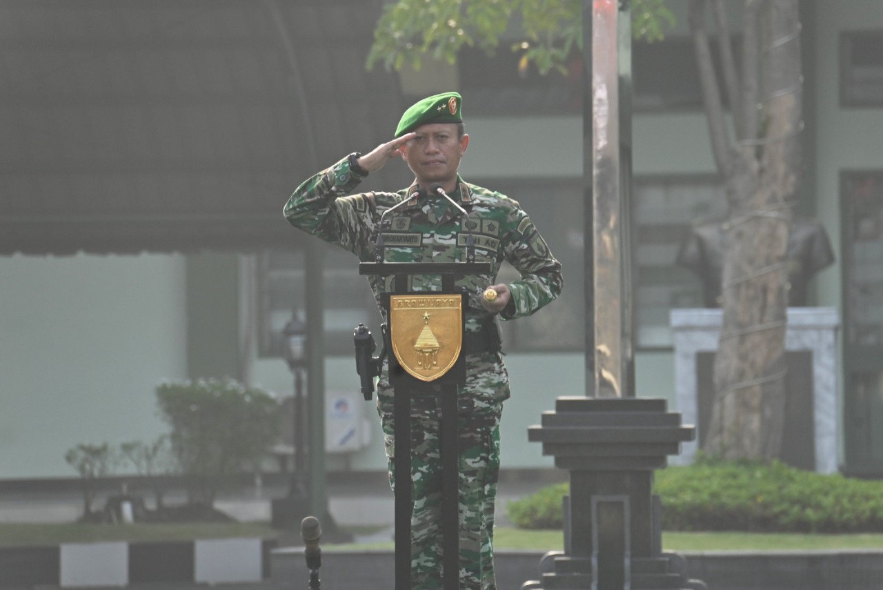 2. Pangdam VBrawijaya Pimpin Upacara Peringatan Hari Juang TNI-AD ke-77