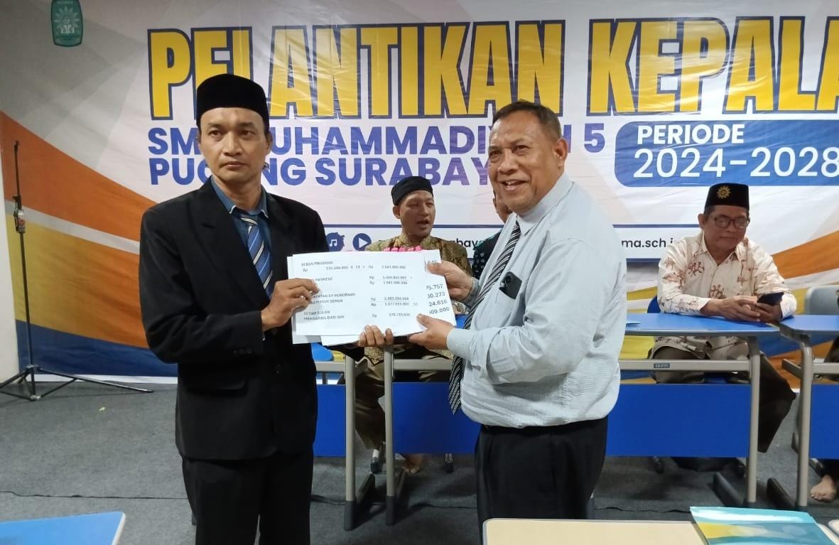 Misbach Noehruddin Resmi Dilantik Jadi Kepala SMP Muhammadiyah 5 ...